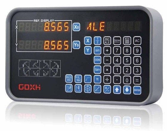 2-Axis Digital Readout System with CE Certification / Ideal for Lathes and Milling Machines